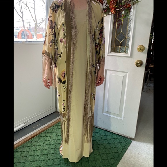 Silk sleeves sheath dress with matching kimono NWT - Picture 9 of 16